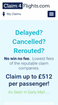 Mobile Screenshot of claim4flights.com